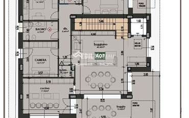 ATTICO DI 207 MQ. IN PALAZZINA NUOVA A CASINALBO