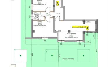 MAISONETTE DI 117MQ IN PALAZZINA NUOVA IN S.AGNESE