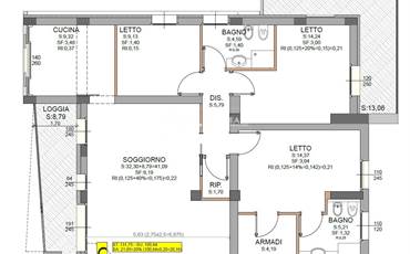 APP.TO DI 164MQ IN PALAZZINA NUOVA IN S.AGNESE