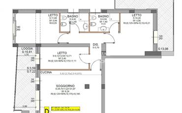 APP.TO DI 136MQ IN PALAZZINA NUOVA IN S.AGNESE