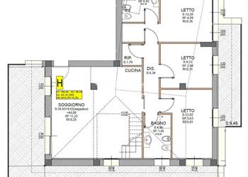 ATTICO DI 171MQ IN PALAZZINA NUOVA IN S.AGNESE