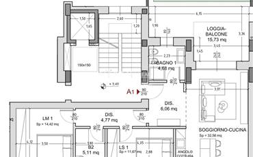 APP.TO A1 DI 139 MQ. VIALE BUON PASTORE