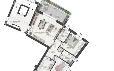 APP.TO DI 116 MQ IN PALAZZINA NUOVA ZONA SACCA