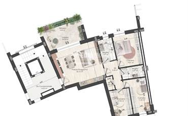ATTICO DI 109 MQ IN PALAZZINA NUOVA ZONA SACCA