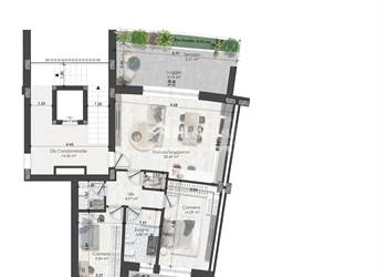 ATTICO DI 100 MQ IN PALAZZINA NUOVA ZONA SACCA