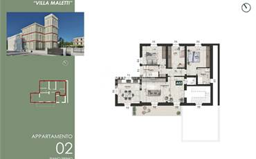 APP.TO DI 157 MQ. IN VILLA RISTRUTTURATA A CASINALBO